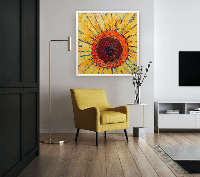 Sunflower portrait