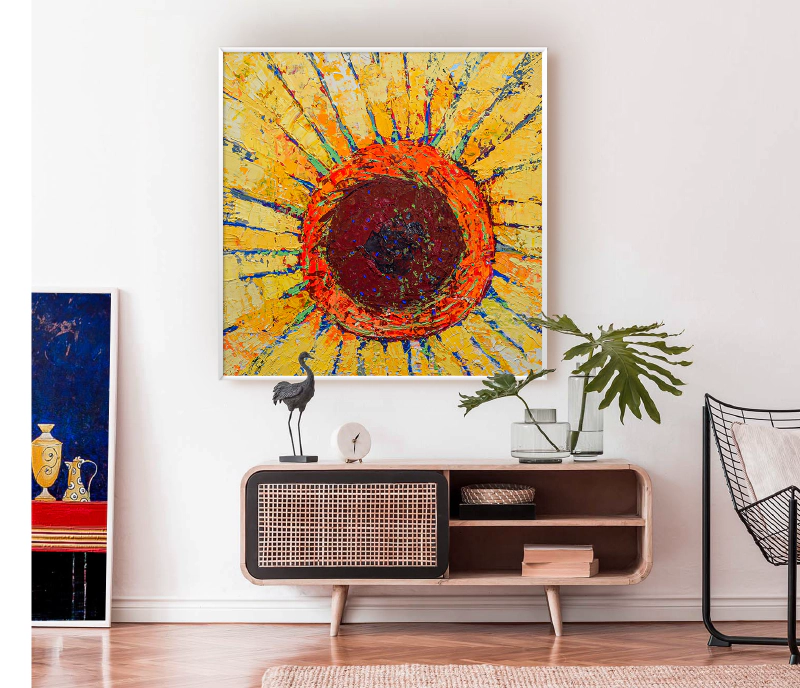 Sunflower portrait