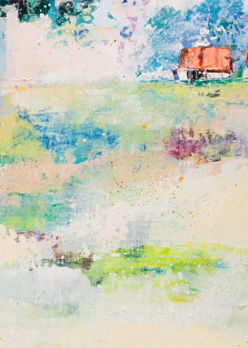 Italian summer landscape